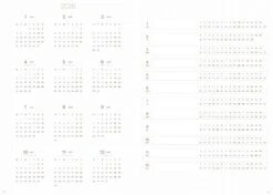 Take A Note 2026 - Medium Weeks - B6 (Pre-order Starts Late September, Ships Mid November) -Daily Stationery Hub 1280px web 2026B6MEDIUM 02calendar