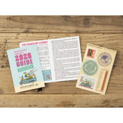 TRAVELER'S Notebook Passport Size 2026 Monthly (Pre-order Starts 10/1, Ships After 10/15) -Daily Stationery Hub 14497006 g