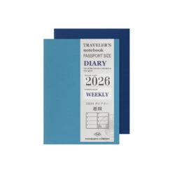 TRAVELER'S Notebook Passport Size 2026 Weekly (Pre-order Starts 10/1, Ships After 10/15)