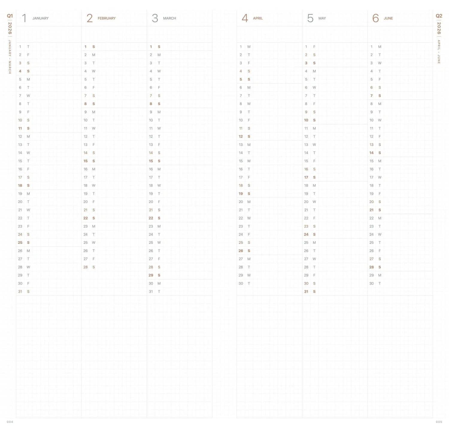 Take A Note 2026 - Slim Bi-weekly Planner - A5 Slim (Pre-order Starts Late September, Ships Mid November) 3 Take A Note 2026 - Slim Bi-weekly Planner - A5 Slim (Pre-order Starts Late September, Ships Mid November) - Image 3
