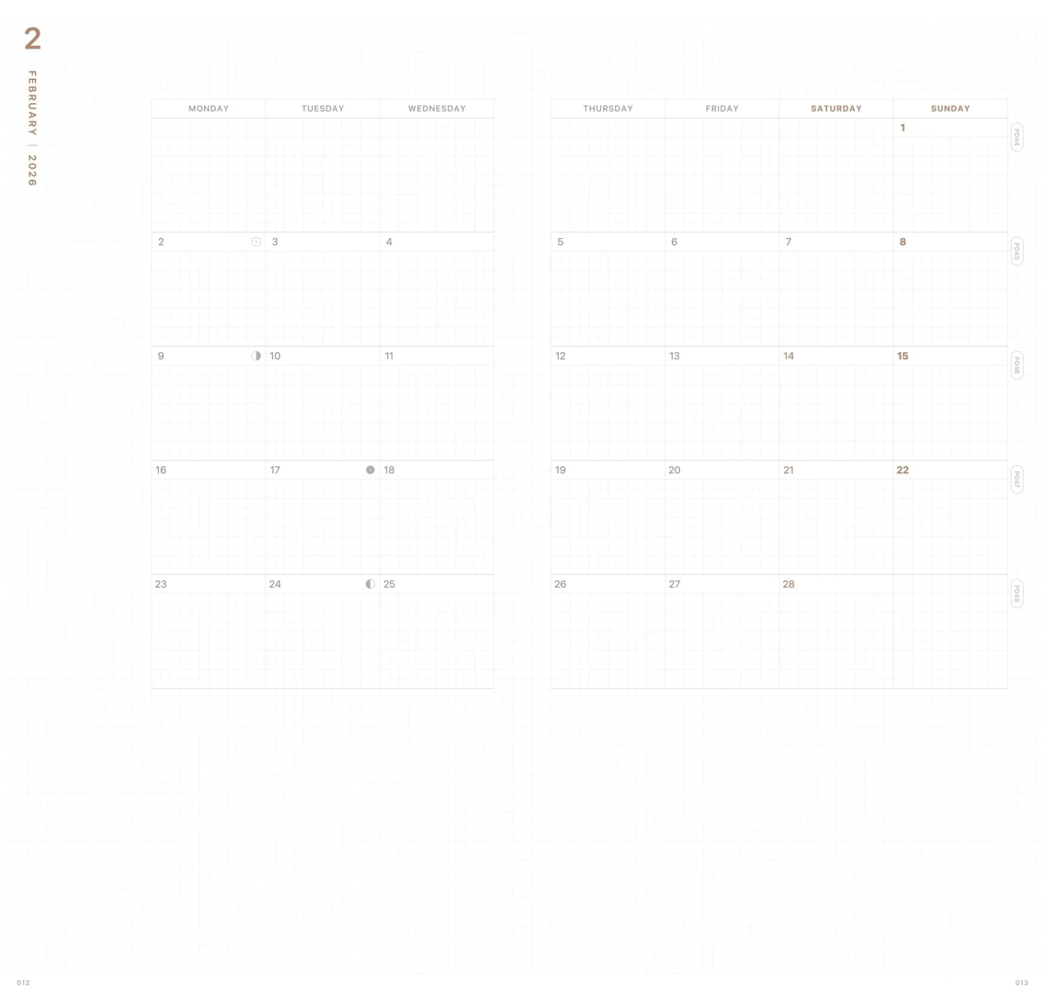 Take A Note 2026 - Slim Bi-weekly Planner - A5 Slim (Pre-order Starts Late September, Ships Mid November) 6 Take A Note 2026 - Slim Bi-weekly Planner - A5 Slim (Pre-order Starts Late September, Ships Mid November) - Image 6