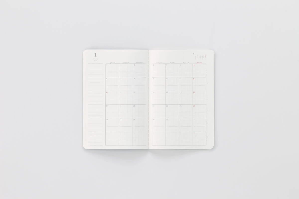 Stalogy Monthly Diary - 2026 - B6 Slim 4 Stalogy Monthly Diary - 2026 - B6 Slim - Image 4