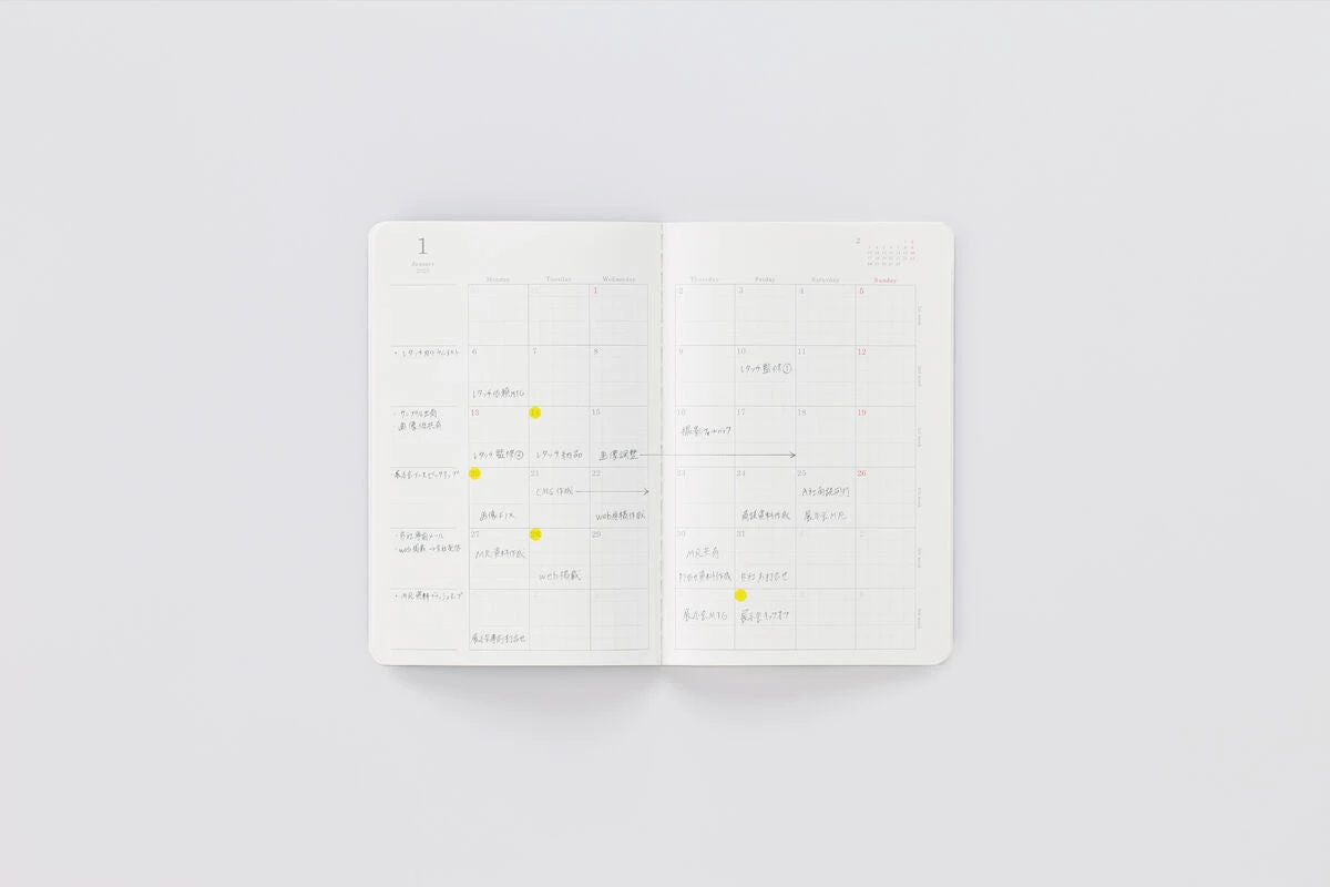 Stalogy Monthly Diary - 2026 - B6 Slim 3 Stalogy Monthly Diary - 2026 - B6 Slim - Image 3