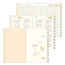 Midori Pocket Diary 2026 - Cat - Mini (Pre-order Starts 7/29, Ships Late September) -Daily Stationery Hub 22357 6