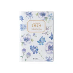 Midori Pocket Diary 2026 - Country Time Flowers - Mini (Pre-order Starts 7/29, Ships Late September)
