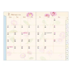 Midori Pocket Diary 2026 - Country Time Flowers - Mini (Pre-order Starts 7/29, Ships Late September) -Daily Stationery Hub 22358 5