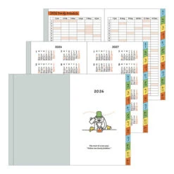 Midori Pocket Diary 2026 - Ojisan - Mini (Pre-order Starts 7/29, Ships Late September) -Daily Stationery Hub 22360 6