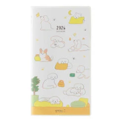 Midori Pocket Diary 2026 - Dog - Slim (Pre-order Starts 7/29, Ships Late September)