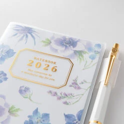 Midori Pocket Diary 2026 - Country Time Flowers - Slim (Pre-order Starts 7/29, Ships Late September) -Daily Stationery Hub 22363 3
