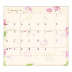 Midori Pocket Diary 2026 - Country Time Flowers - Slim (Pre-order Starts 7/29, Ships Late September) -Daily Stationery Hub 22363 5