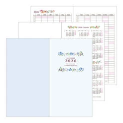 Midori Pocket Diary 2026 - Country Time Flowers - Slim (Pre-order Starts 7/29, Ships Late September) -Daily Stationery Hub 22363 6