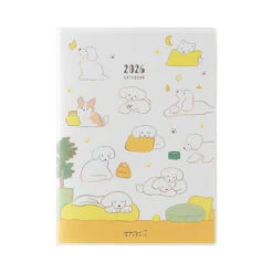 Midori Pocket Diary 2026 - Dog - A6 (Pre-order Starts 7/29, Ships Late September)