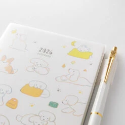 Midori Pocket Diary 2026 - Dog - A6 (Pre-order Starts 7/29, Ships Late September) -Daily Stationery Hub 22366 3