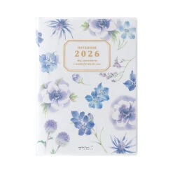 Midori Pocket Diary 2026 - Country Time Flowers - A6 (Pre-order Starts 7/29, Ships Late September)