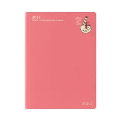 Midori Pocket Diary 2026 - Ojisan - A6 - Monthly (Pre-order Starts 7/29, Ships Late September)