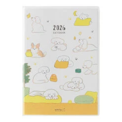 Midori Pocket Diary 2026 - Dog - B6 (Pre-order Starts 7/29, Ships Late September)