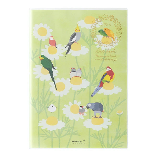 Midori Pocket Diary 2026 - Bird - B6 (Pre-order Starts 7/29, Ships Late September) 1 Midori Pocket Diary 2026 - Bird - B6 (Pre-order Starts 7/29, Ships Late September)