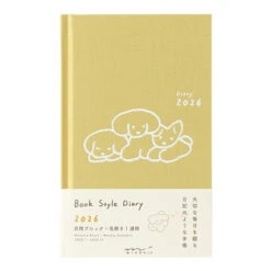 Midori Book Style Diary 2026 - B6 - Monthly Block + Weekly Schedule (Pre-order Starts 7/29, Ships Late September) -Daily Stationery Hub 22379