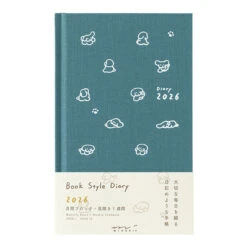 Midori Book Style Diary 2026 - B6 - Monthly Block + Weekly Schedule (Pre-order Starts 7/29, Ships Late September) -Daily Stationery Hub 22380