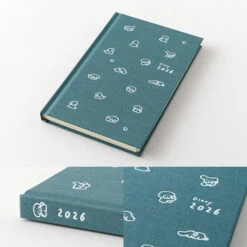 Midori Book Style Diary 2026 - B6 - Monthly Block + Weekly Schedule (Pre-order Starts 7/29, Ships Late September) -Daily Stationery Hub 22380 2