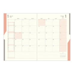 Midori Double Schedule Diary Progress - 2026 - B6 (Pre-order Starts 7/29, Ships Late September) -Daily Stationery Hub 22383 4