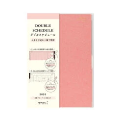 Midori Double Schedule Diary Money - 2026 - B6 (Pre-order Starts 7/29, Ships Late September)