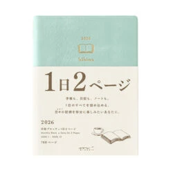 Midori Diary Hibino - 2026 - A6 (Pre-order Starts 7/29, Ships Late September) -Daily Stationery Hub 22400