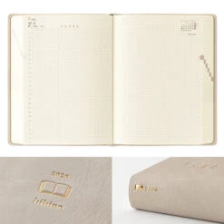Midori Diary Hibino - 2026 - A6 (Pre-order Starts 7/29, Ships Late September) -Daily Stationery Hub 22402 3 5ddafa41 13af 449c a544 15dffde5b4ce