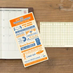 TRAVELER'S Notebook Regular Size Underlay 2026 (Pre-order Starts 10/1, Ships After 10/15)