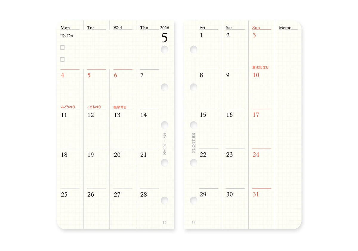 PLOTTER Schedule Refill 2026 - Monthly - Mini 5 Size 5 PLOTTER Schedule Refill 2026 - Monthly - Mini 5 Size - Image 5