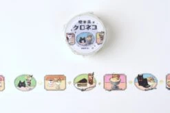 BGM Washi Tape - Foil Stamping - Cafe Black Cat - Today's Menu