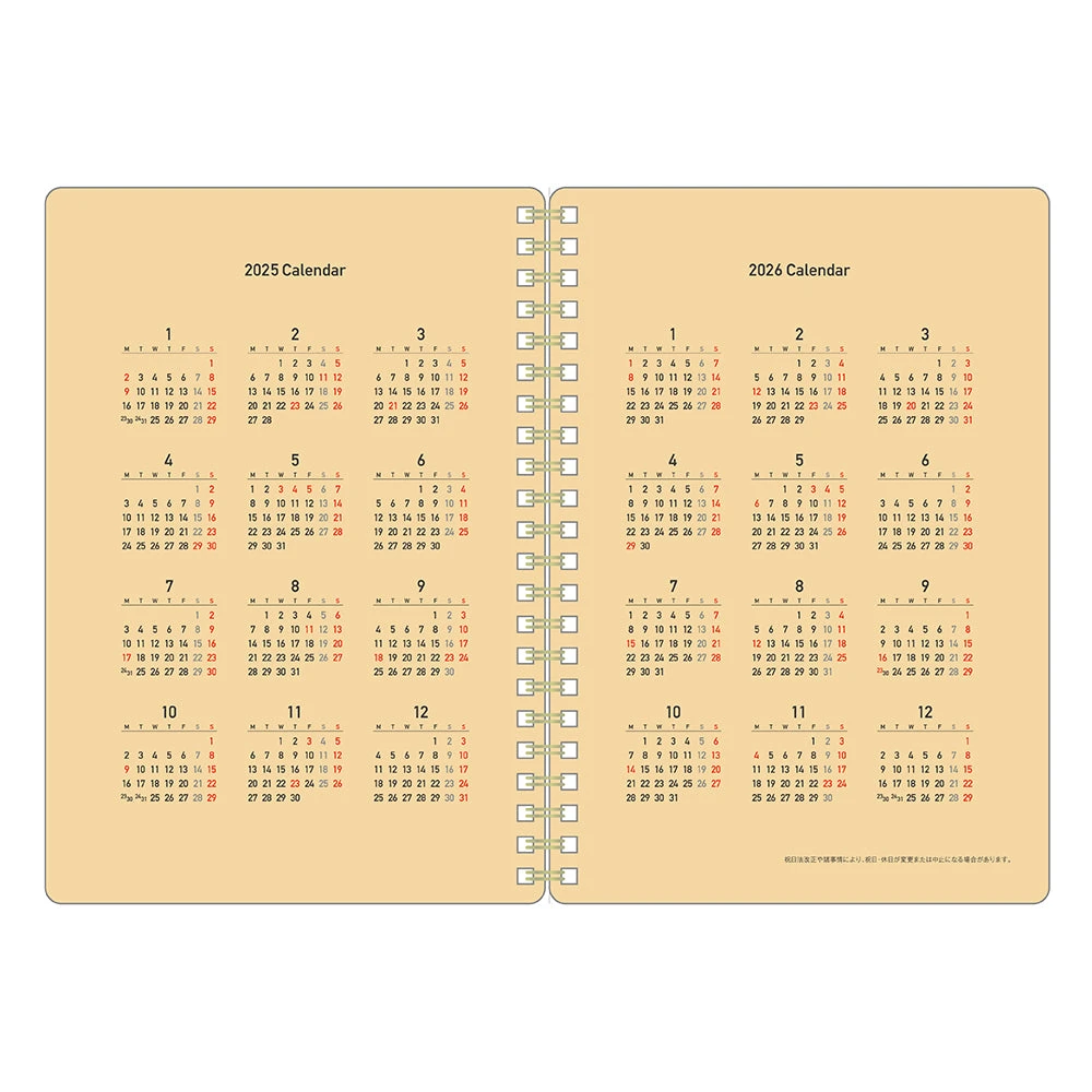 Kleid Kraft Work Diary - 2026 - B6 (Pre-order Starts August, Ships Early October) 3 Kleid Kraft Work Diary - 2026 - B6 (Pre-order Starts August, Ships Early October) - Image 3