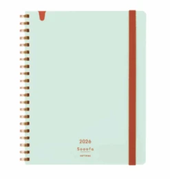 Kokuyo Sooofa Soft Ring Diary 2026 - B6 - Light Green