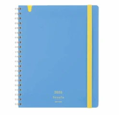 Kokuyo Sooofa Soft Ring Diary 2026 - B6 - Light Blue