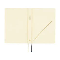 Hobonichi Techo HON 2026 - A5 - Slash Ivory - English -Daily Stationery Hub cb26 hon slashiv 03