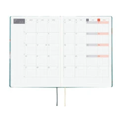 Hobonichi Techo HON 2026 - A5 - Bow & Tie: In The Forest - English -Daily Stationery Hub cb26 hon tieforest 08