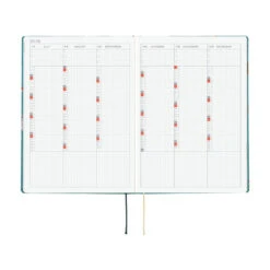 Hobonichi Techo HON 2026 - A5 - Bow & Tie: In The Forest - English -Daily Stationery Hub cb26 hon tieforest 10