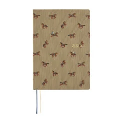 Hobonichi Techo HON 2026 - A5 - Bow & Tie: Galloping Horses - English