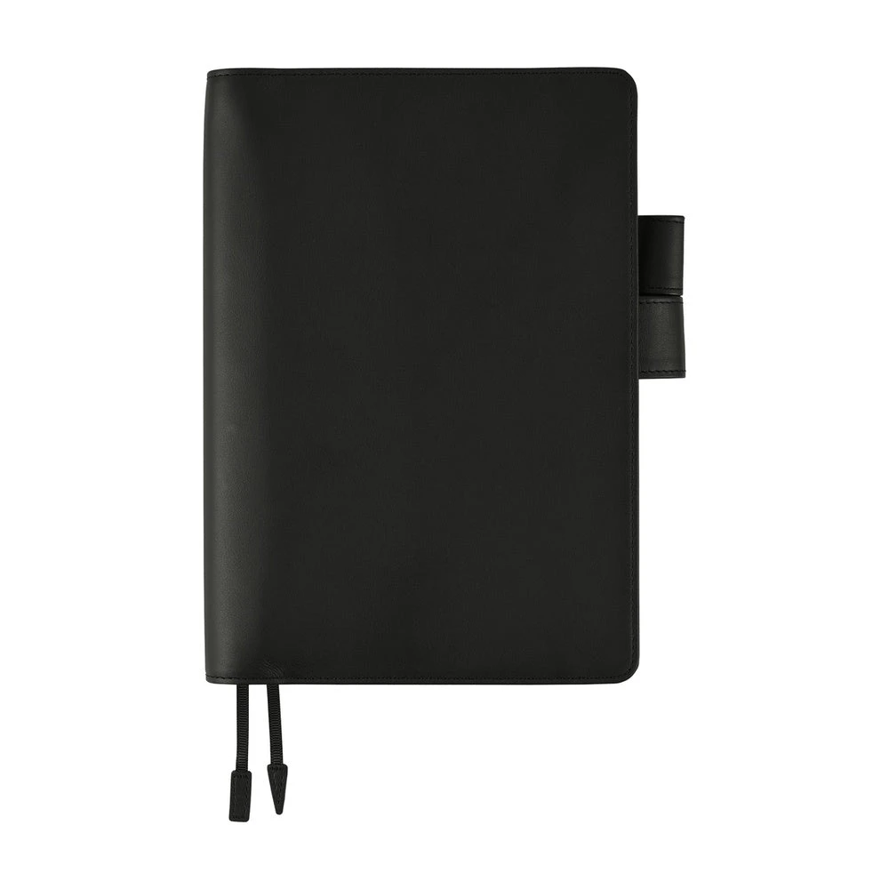 Hobonichi Techo Cousin Book & Cover 2026 - Leather: TS Basic - Black - A5