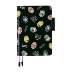Hobonichi Techo Cousin Book & Cover 2026 - Candy Stripper: Random Dog & Cat (Black) - A5