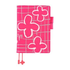 Hobonichi Techo Cousin Book & Cover 2026 - Makoto Matsubayashi: Pink Flowers - A5