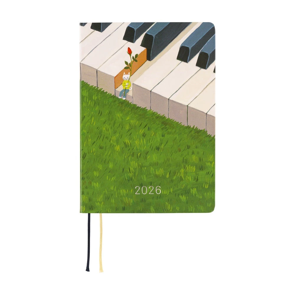 Hobonichi Techo HON 2026 - A6 - Hiroko Kubota: Waiting On The Chord - English