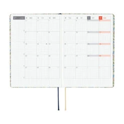 Hobonichi Techo HON 2026 - A6 - Liberty Fabrics: Sasha Kiora - English -Daily Stationery Hub ob26 hon libertysasha 07