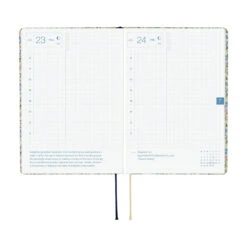 Hobonichi Techo HON 2026 - A6 - Liberty Fabrics: Sasha Kiora - English -Daily Stationery Hub ob26 hon libertysasha 08