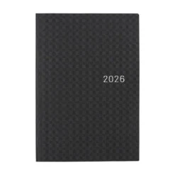 Hobonichi Techo HON 2026 - A6 - Paper Series: Black Gingham - English