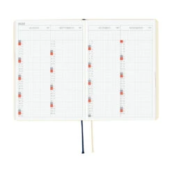 Hobonichi Techo HON 2026 - A6 - Slash Ivory - English 14 Hobonichi Techo HON 2026 - A6 - Slash Ivory - English -Daily Stationery Hub ob26 hon slashiv 09