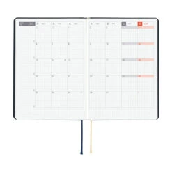 Hobonichi Techo HON 2026 - A6 - Slash Navy - English 12 Hobonichi Techo HON 2026 - A6 - Slash Navy - English -Daily Stationery Hub ob26 hon slashnv 07