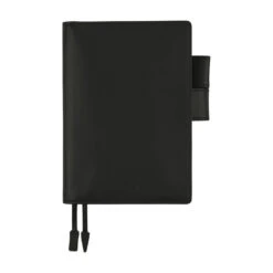 Hobonichi Original Book & Cover 2026 - Leather: TS Basic - Black - A6