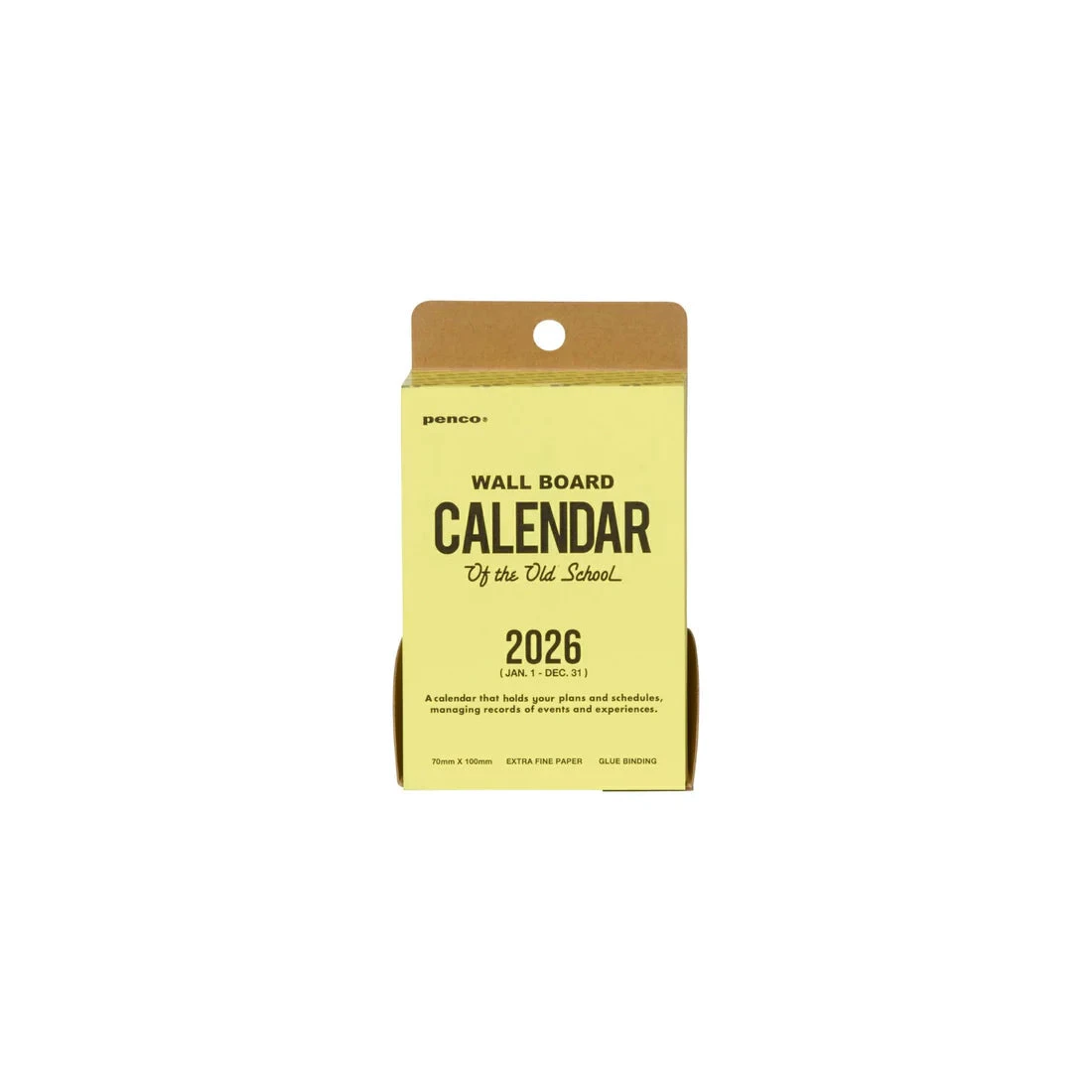 Hightide Penco Daily Memo Block Calendar - 2026
