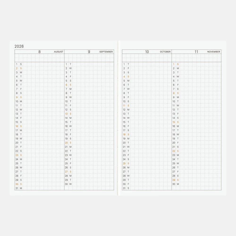 Hobonichi Techo Planner 2026 - A6 8 Hobonichi Techo Planner 2026 - A6 - Image 8